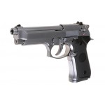 Страйкбольный пистолет Beretta M92S, металл, хром, Gen 2 (WE) Full Auto 